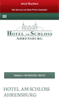 Mobile Screenshot of hotel-am-schloss.de